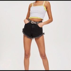 TOPSHOP Kiri Shorts Black